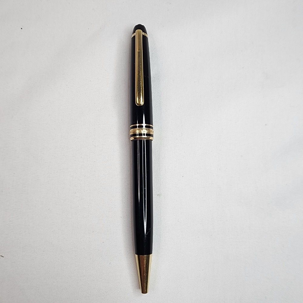 Montblanc Meisterstück Classique Ballpoint Pen Black Gold Trim Germany M164